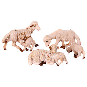 Schafe Krippen aus Plastik gemischt 10 Stücke 10 cm hoch