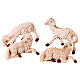 Schafe Krippen aus Plastik gemischt 10 Stücke 10 cm hoch s4