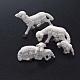 Nativity scene figurines, white sheep 10 pieces 10 cm s2