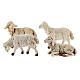 Krippenfiguren Schafe aus Kunststoff Verpackungseinheit zu 4 Stück sortiert für 12 cm Krippe s1
