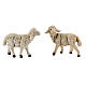 Moutons plastique assortis pour crèche de 12 cm, 4 pc s3