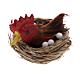 Nativity figurine, hen brooding for do-it-yourself nativities s1