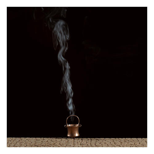 Nativity scene smoke generator with flacon 4,5V 4