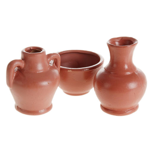 Amphoren und Vase aus Harz 3 Stk. 1