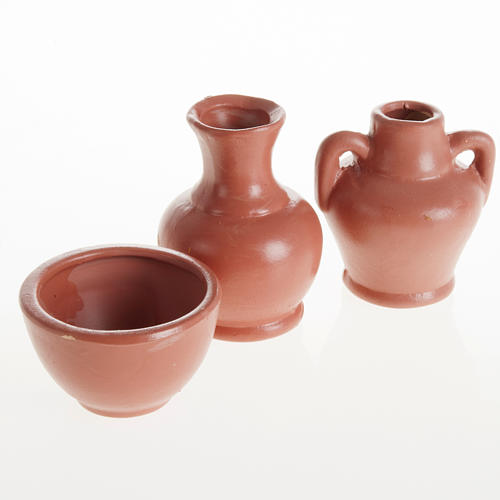 Amphoren und Vase aus Harz 3 Stk. 2