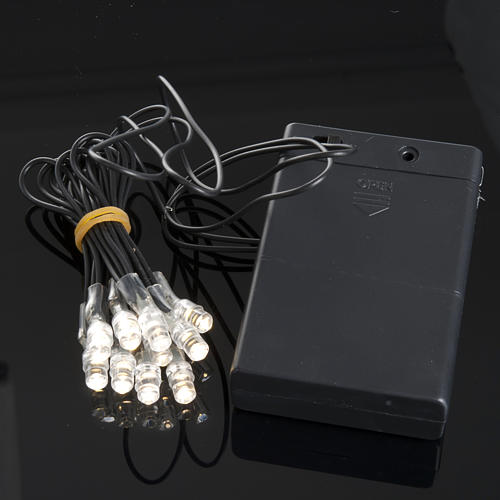 Battery LED light with 10 lights 2