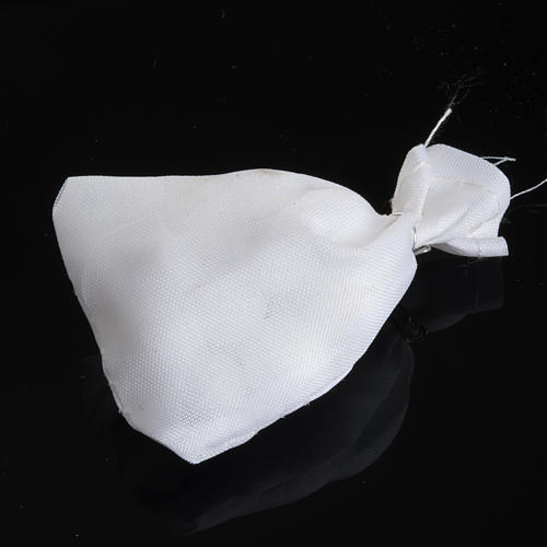 Nativity accessory, flour bag in white canvas 2