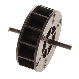 Mini roue moulin à eau 5 cm crèche