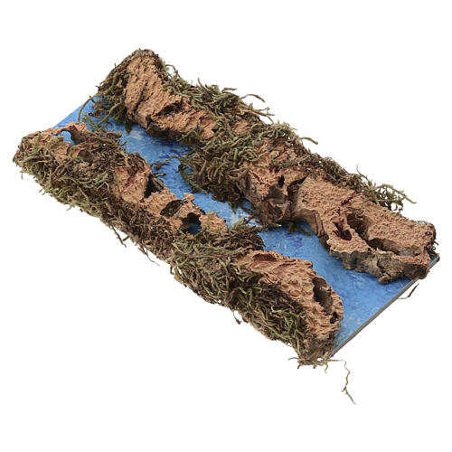 Accessoire crèche, fleuve droit 16x7 cm 3