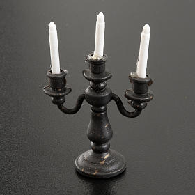 Mini-candélabre pour crèche 6x3 cm
