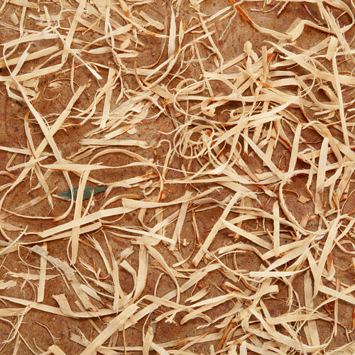 Pavimento para el belén: hojas con heno de 35 x 50 cm. 2
