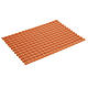 Telhado presépio telhas cor de terracota 35x25 cm s1