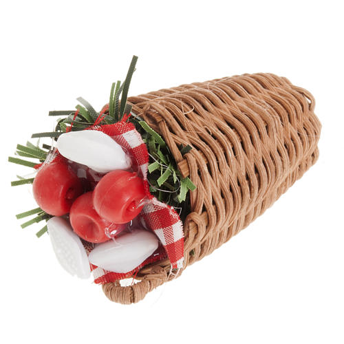 Nativity scene accessory, vegetable basket 1
