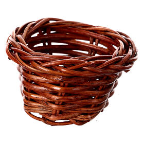 Nativity accessory, wicker basket 5cm