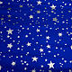 Nativity scene backdrop, sky with silver stars 70 x 100cm s1