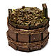 round basket with white grapes s1