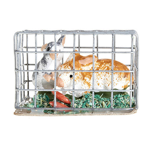 Bunnies in a cage 3cm 1