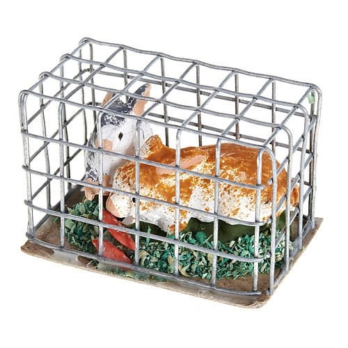 Coelhos 3 cm presépio Nápoles 2