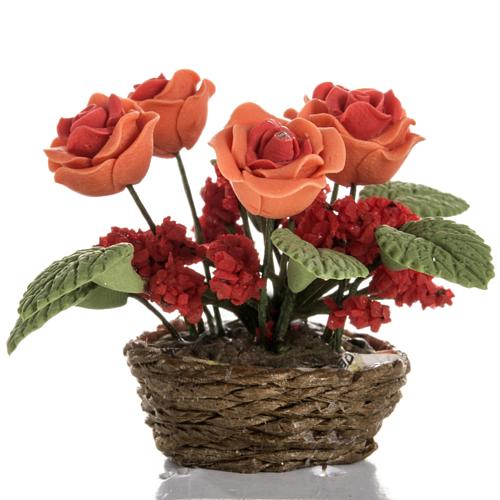 Roses miniature crèche Noel 2