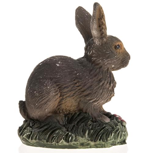 Nativity figurines, brown rabbit in resin, 14cm 2