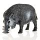 Wildschwein für Krippe 10 cm, aus Harz s1