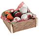Nativity accessory, box with eggs and vegetables s2