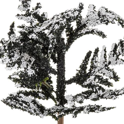 Nativity accessory, snowy tree H15cm 2