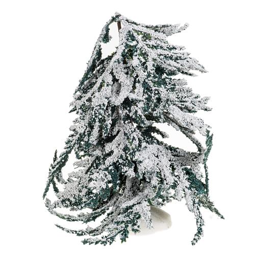 Nativity accessory, snow covered tree H15cm 1