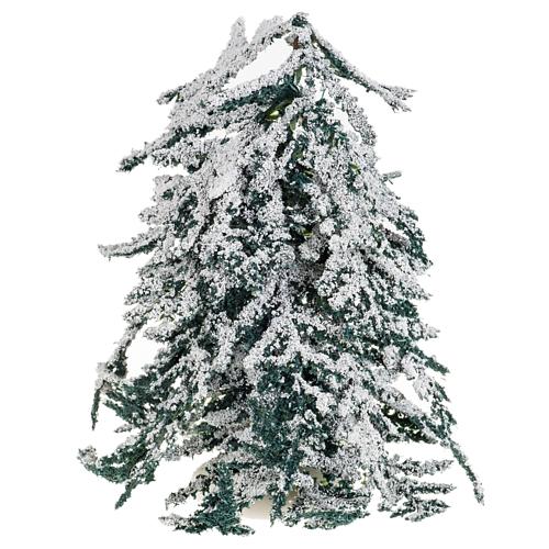 Nativity accessory, snow covered tree H15cm 2