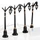 Battery powered street lamps, set of 4, 3x1.5x10cm s3