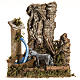Nativity scene figurines, donkey with fake fountain s1
