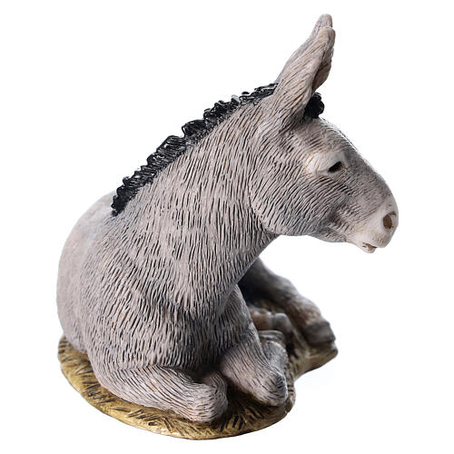 Nativity scene figurine, donkey, 11cm by Landi 3
