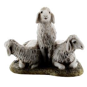 Nativity scene figurine, set of 3 sheep 11cm by Landi