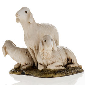 Animales para el pesebre: 3 Ovejas Landi de 11cm Animales para el pesebre: 3 Ovejas Landi de 11cm