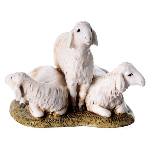 Trois moutons crèche de Noel Landi 11 cm 1
