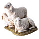 Trois moutons crèche de Noel Landi 11 cm s2