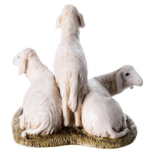 Grupo três ovelhas para Presépio Landi com figuras de altura média 11 cm 4
