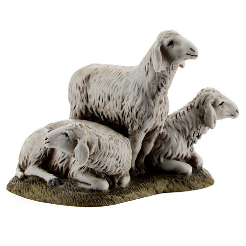 Nativity scene figurine, set of 3 sheep 11cm by Landi 3