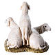 Nativity scene figurine, set of 3 sheep 11cm by Landi s4