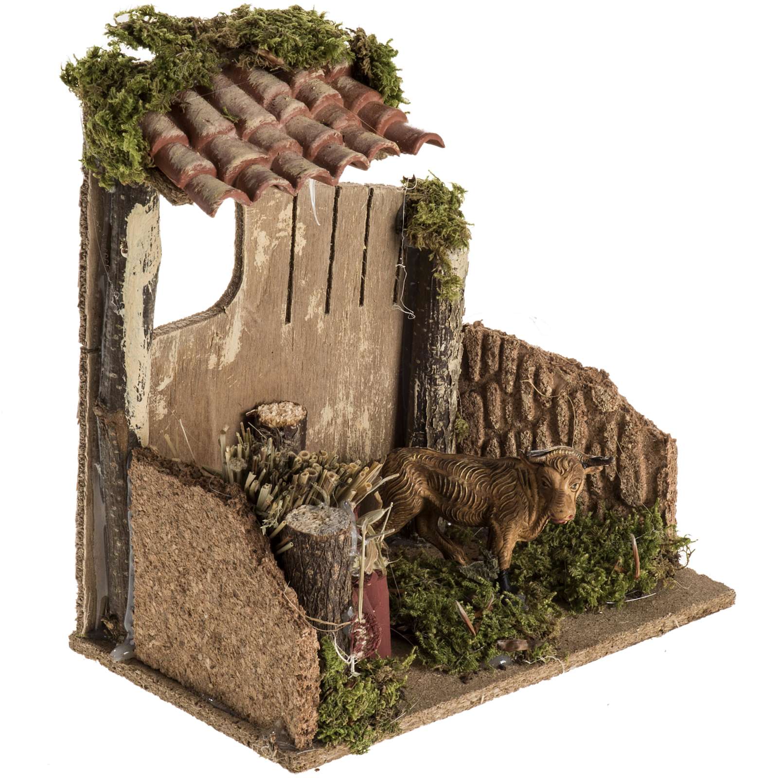 Nativity scene figurine, cow in the cattle shed online sales on