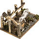 Nativity setting: cow and wooden fence s3