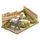 Nativity scene figurines, sheep and dog s6