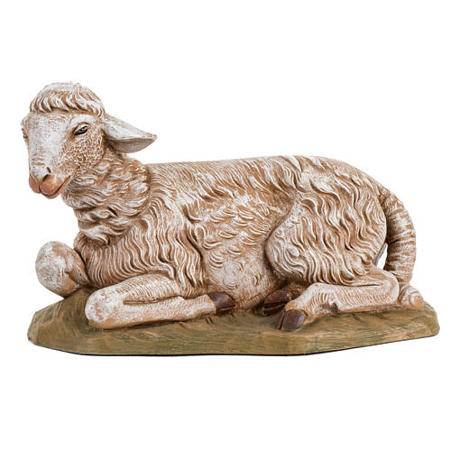 Schaf sitzend für Fontanini Krippe 45 cm 1
