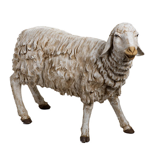 Mouton debout crèche 180 cm résine Fontanini 1