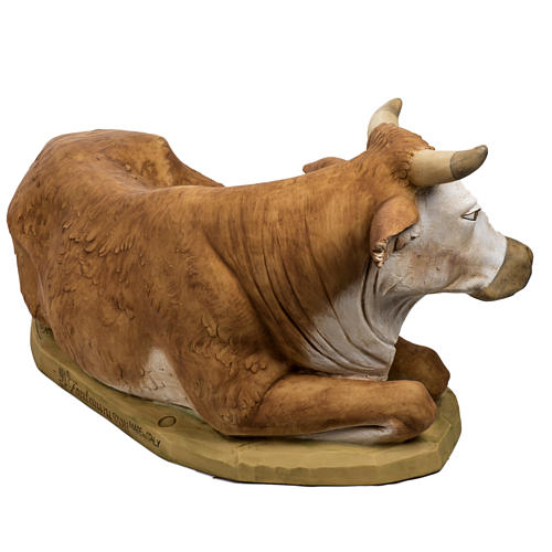 Holyart Bue In Piedi Per Presepe 6,5 Cm - Fontanini, Dipinto A Mano