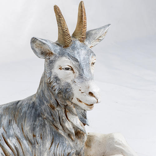 Sitting goat for nativities by Fontanini 125cm resin 2