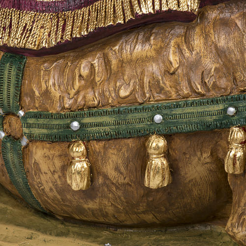 Camelo sentado 130x83x80 cm para presépio Fontanini com figuras de altura média 125 cm 7