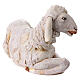 Sitting sheep for nativities by Fontanini 65cm resin s3