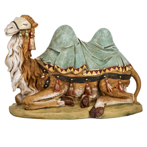 Camelo resina para Presépio Fontanini com figuras de altura média 65 cm 1