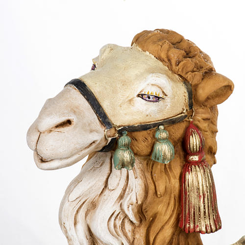 Camelo resina para Presépio Fontanini com figuras de altura média 65 cm 2